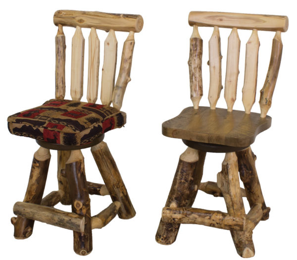 Two Aspen swivel chairs