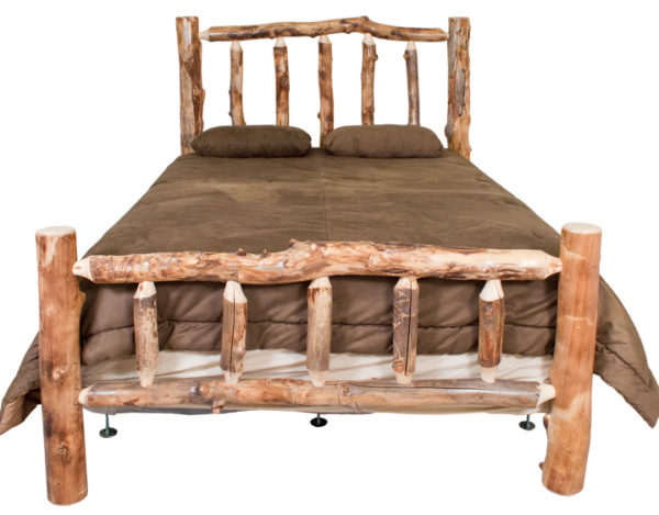 Wood Queen bed