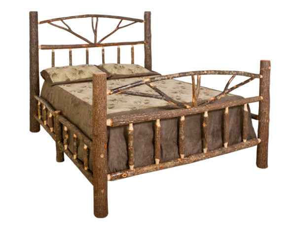 Hickory Queen bed