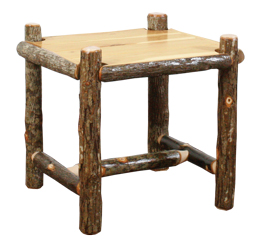 Hickory end table