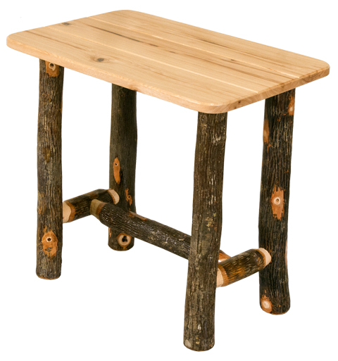 Hickory side table