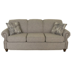 Tan upholstered couch