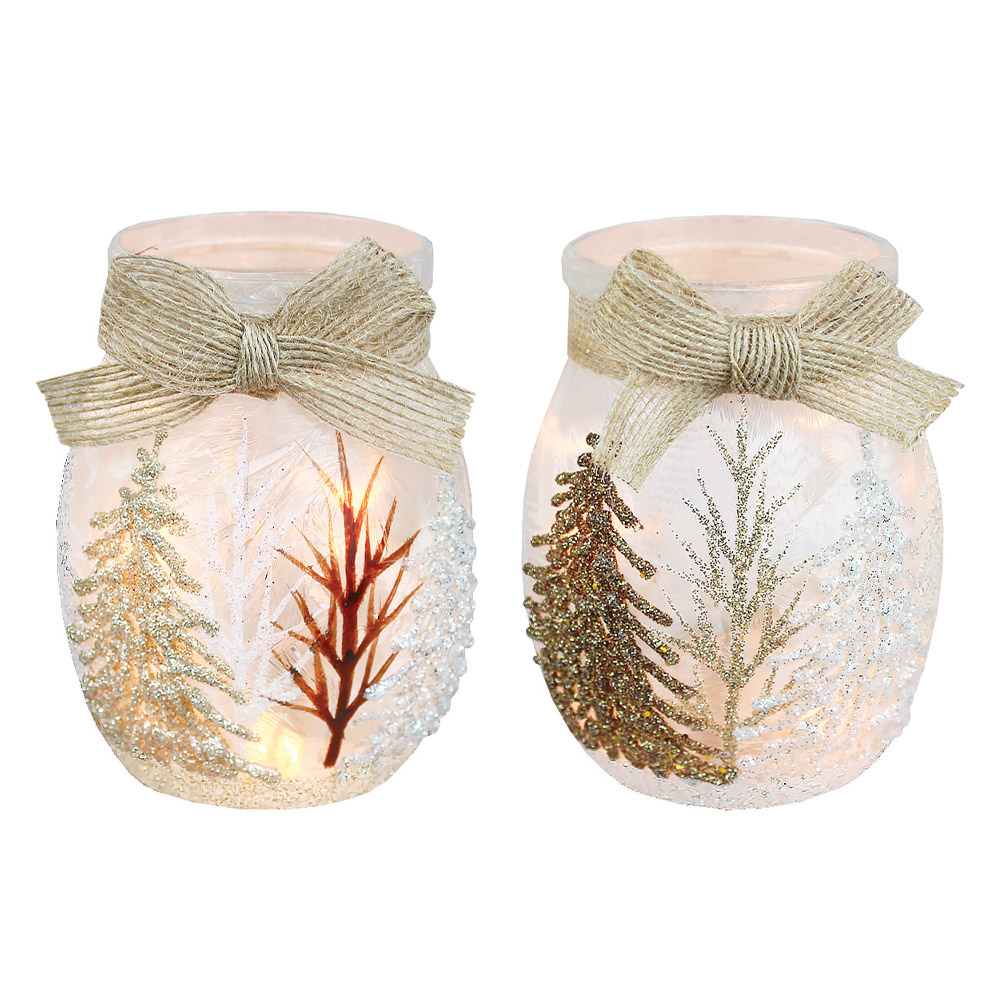 Stoney Creek Lighted Glass Decor