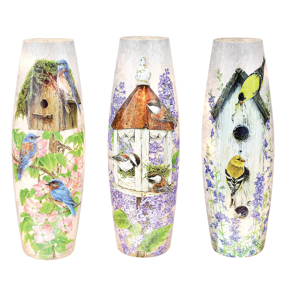 Stoney Creek Lighted Glass Decor