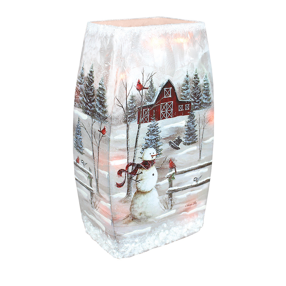 Stoney Creek Lighted Glass Decor