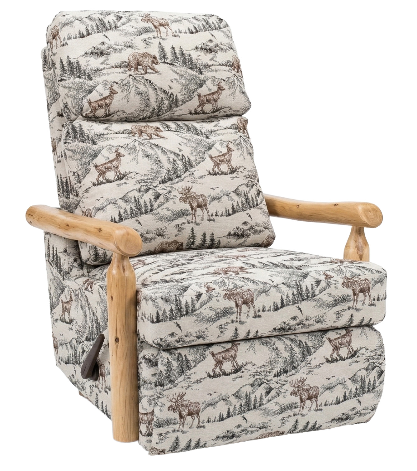 W201 White Cedar Arm Recliner